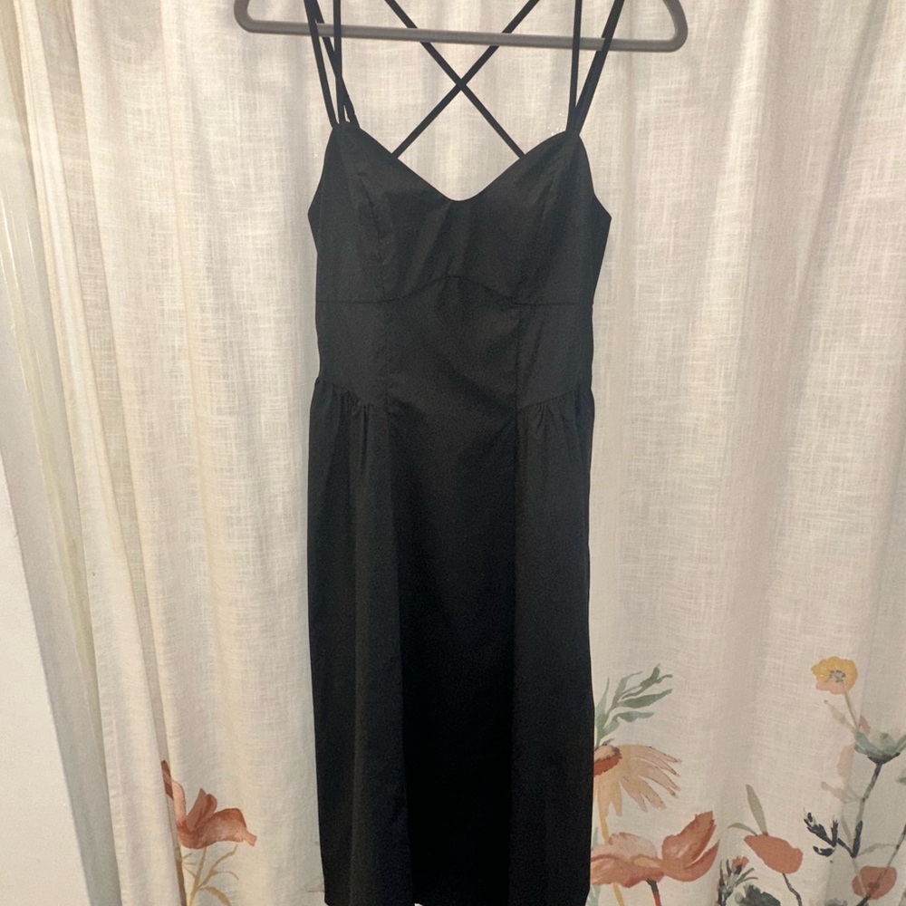 a new day Black Strappy Dress